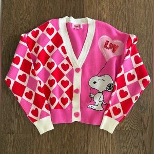 Snoopy Peanuts Cardigan  🩷❤️🐾
